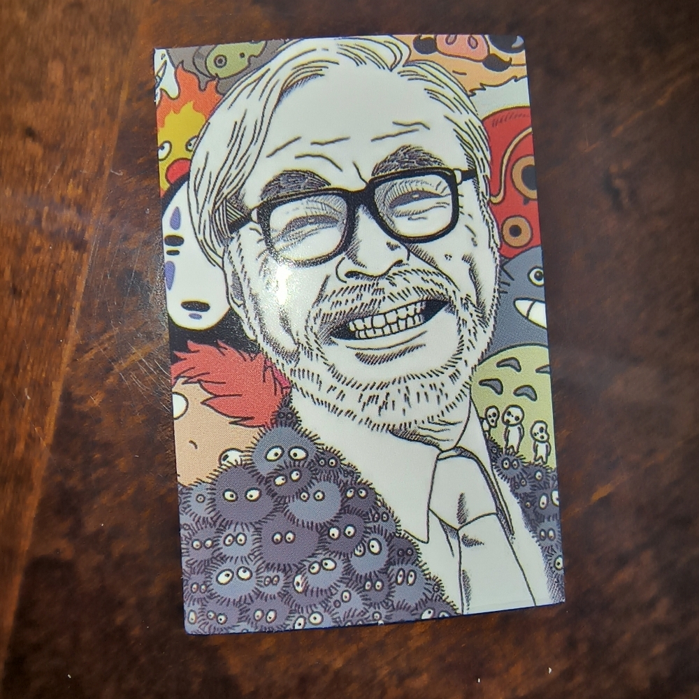 Colorful Illustrated Character Art Card - Multicolor Portrait Hayato